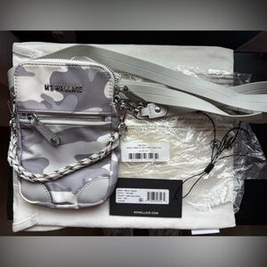 MZ Wallace Micro Tribeca Light Grey Camo